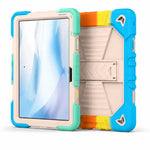 Microsoft Surface Go 3 (10.5 Inch) Rugged Shockproof Case with Kickstand (Rainbow)