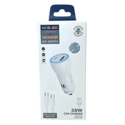 Mobigo 38W USB A + C car charger with Type-C to C combo GO200PDC - Accessories