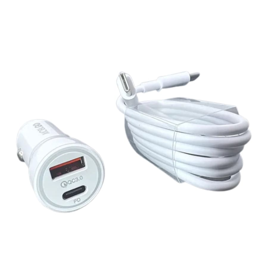 Mobigo 38W USB A+C car charger with Type-C to C combo GO200PDC