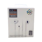 Mobigo GO-61C Earphones (extra bass) (Type C Jack) - Type / Electronics Accessories