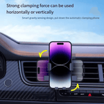 Multifunctional car phone holder for compatible vehicle mounting