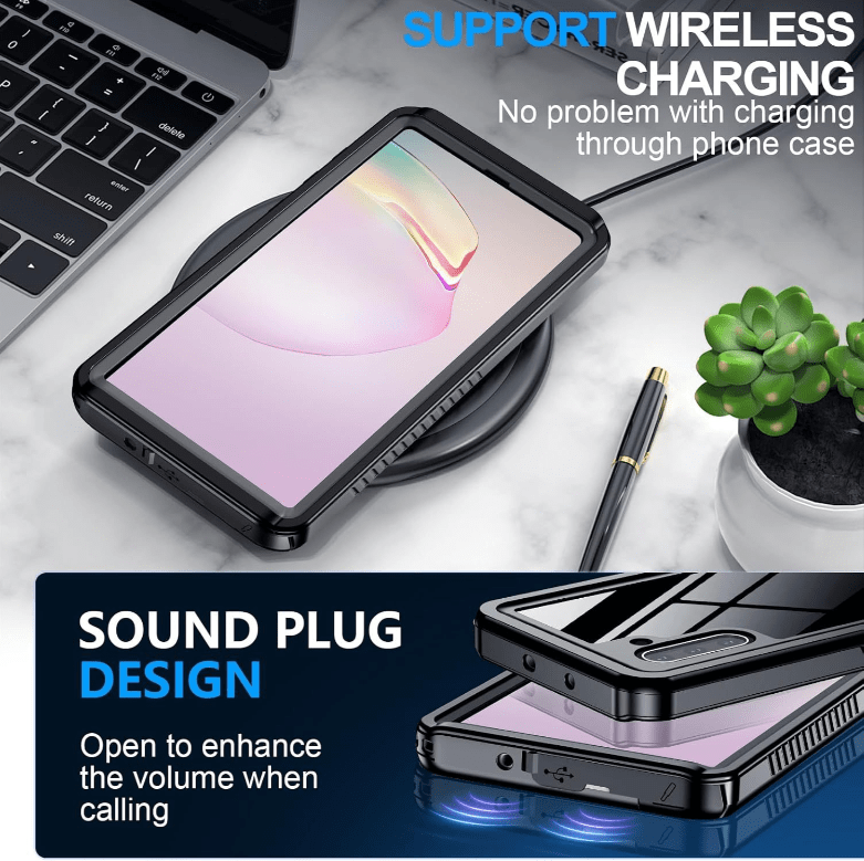 IP68 waterproof protection case for Samsung Galaxy Note 10