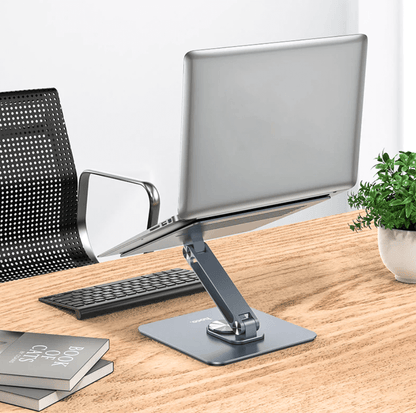 Aluminum laptop stand NZ side angle adjustable