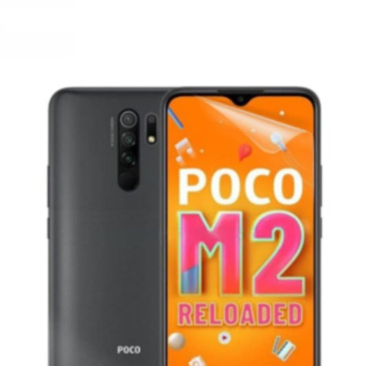 Hydrogel Screen Protector for POCO M2 Reloaded  (Pack of 2)