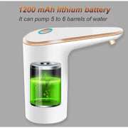 Portable USB Rechargeable Water Bottle Dispenser Pump