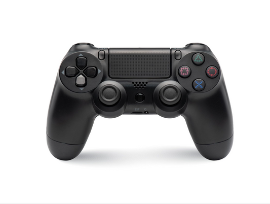 Premium Wireless PS4 Controller Black Front View