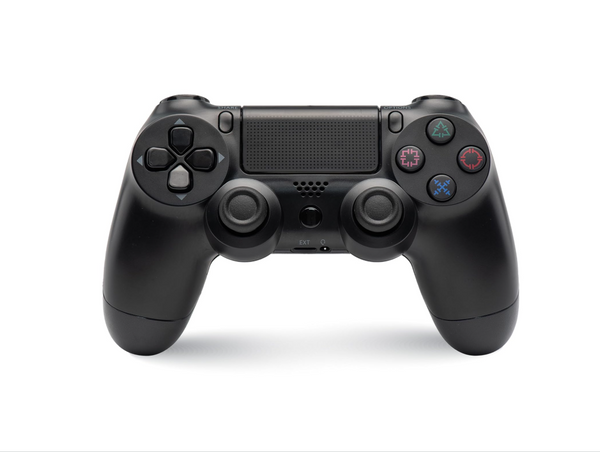 Premium Wireless PS4 Controller Black Front View