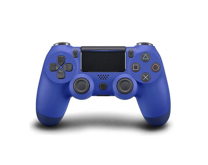 Premium Wireless PS4 Controller Blue Front View