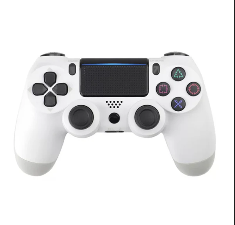 Premium Wireless PS4 Controller White Front View