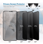 iPhone 14 Glass Privacy Screen Protector (2 Pack) - Techplus