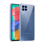 Protective Case for Samsung Galaxy M33 5G (Clear) - Clear - Screen protector