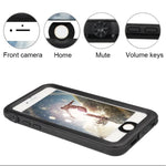 Redpepper Waterproof Case for iPhone 7 Plus / 8 Black