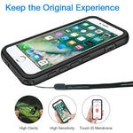 Redpepper Waterproof Case for iPhone 7 Plus / 8 Black