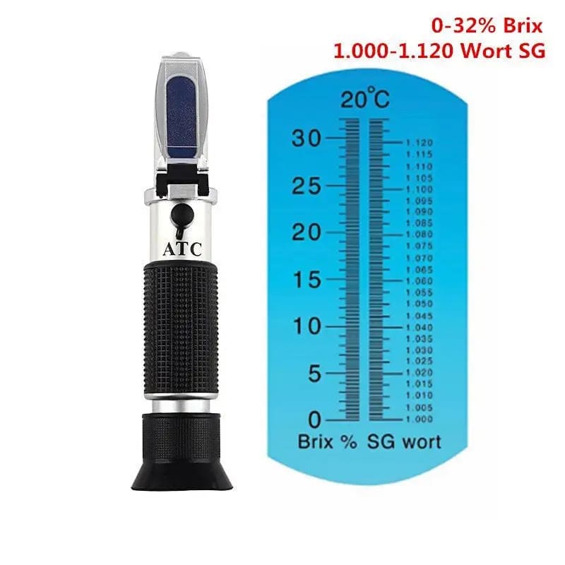 Refractometer - Alcohol (0-80% Alcohol)