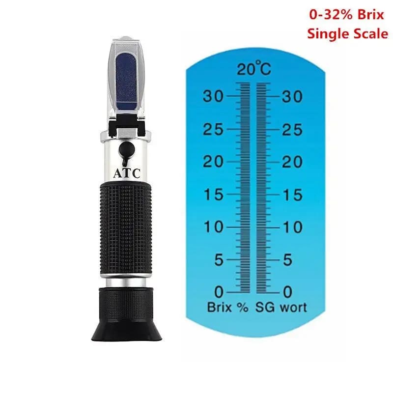 Refractometer - Alcohol (0-80% Alcohol)