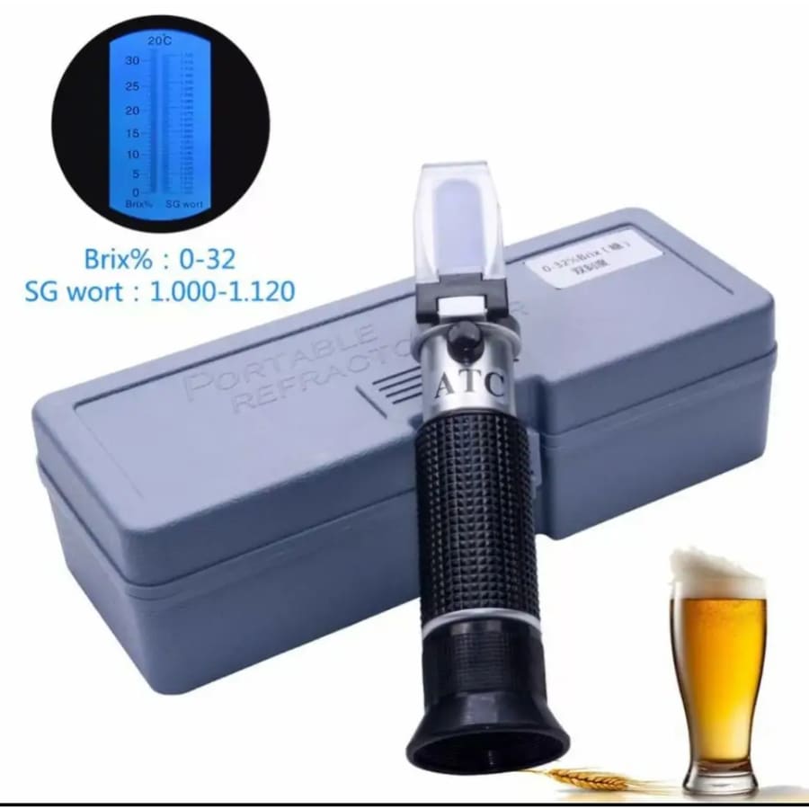 Refractometer - Alcohol (0-80% Alcohol)