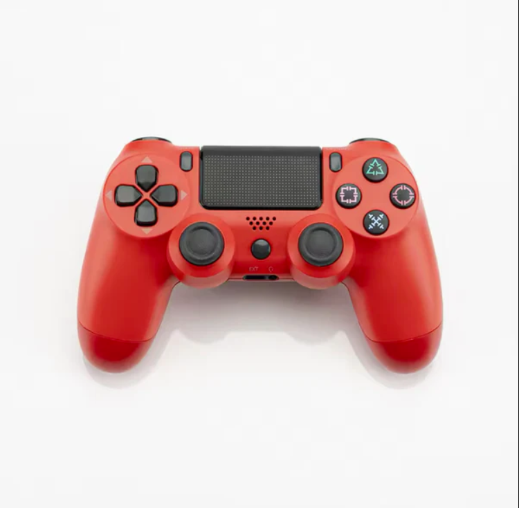Premium Wireless PS4 Controller Red Front View