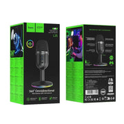 RGB Desktop Omni-Directional Microphone with One-Key Mute (L25)