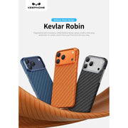 ROBIN Keephone Genuine Kevlar Case for iPhone 17 Pro with MagSafe - Mobile Phone