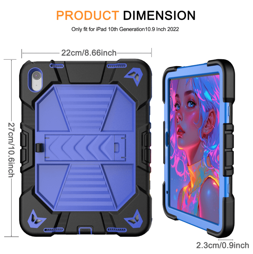 Heavy duty protective back cover for iPad 10.9-inch models