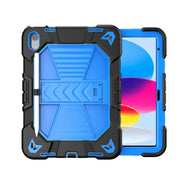 Rugged iPad 10th Gen 10.9’’ Case – Shockproof Cover Stand & Pencil Holder (Blue)