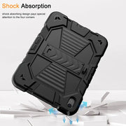 Rugged iPad 11th Gen 10.9’’ Case – Shockproof Cover Stand & Pencil Holder (Black)