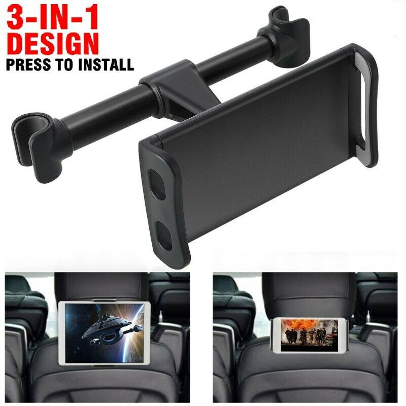 Universal Car Seat Back Headrest Mount Holder for 4.7~10.5" iPad Phone Tablet