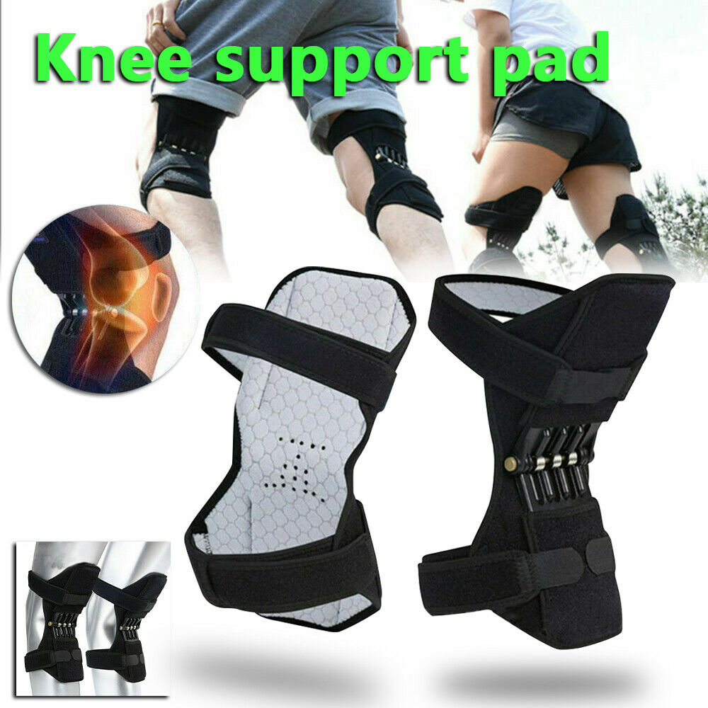 Knee Leg Stabilizer Pads Lift Joint Support Powerful Rebound Spring Force