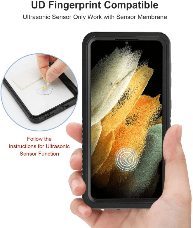 Shockproof waterproof case for S21 Ultra