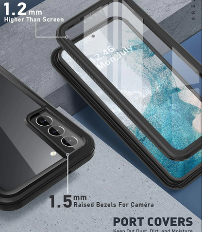 Clear back RedPepper waterproof shockproof case for Samsung Galaxy S22 FE