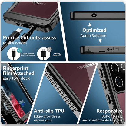 S24 Ultra Redpepper waterproof case package contents