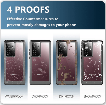 S24 Ultra Redpepper waterproof case side protection