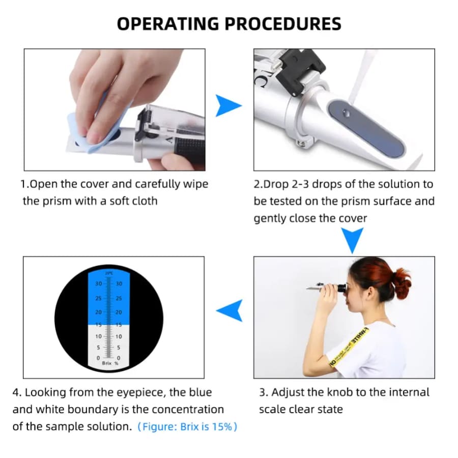 Refractometer - Salinity (0-100% - 1.000-1.070 SG)