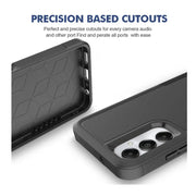 Samsung Galaxy A05 Dual Layer Armor Hard Case – Black - Mobile Phone