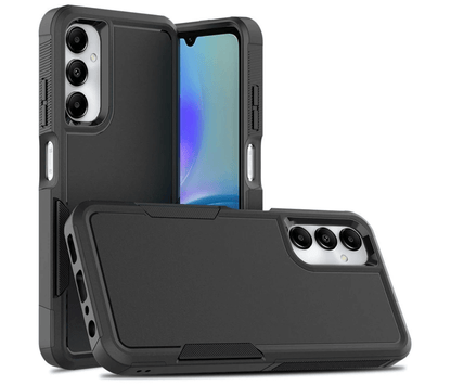Samsung Galaxy A05 dual layer case black front view