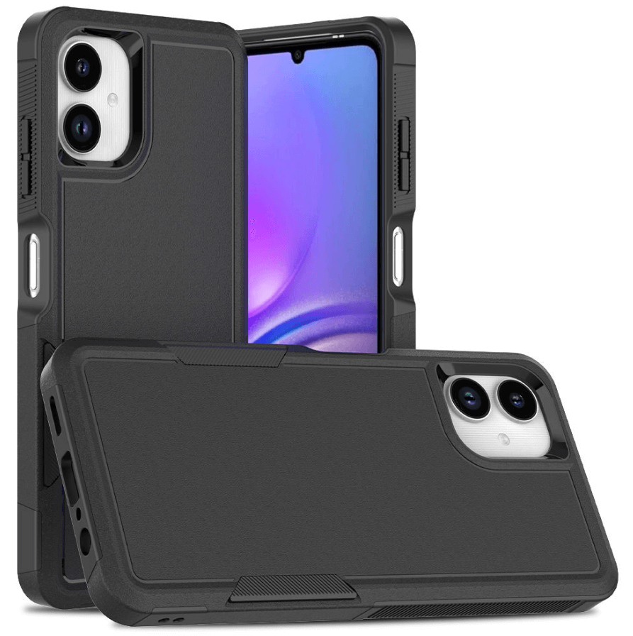 Samsung Galaxy A06 4G dual layer armor case black