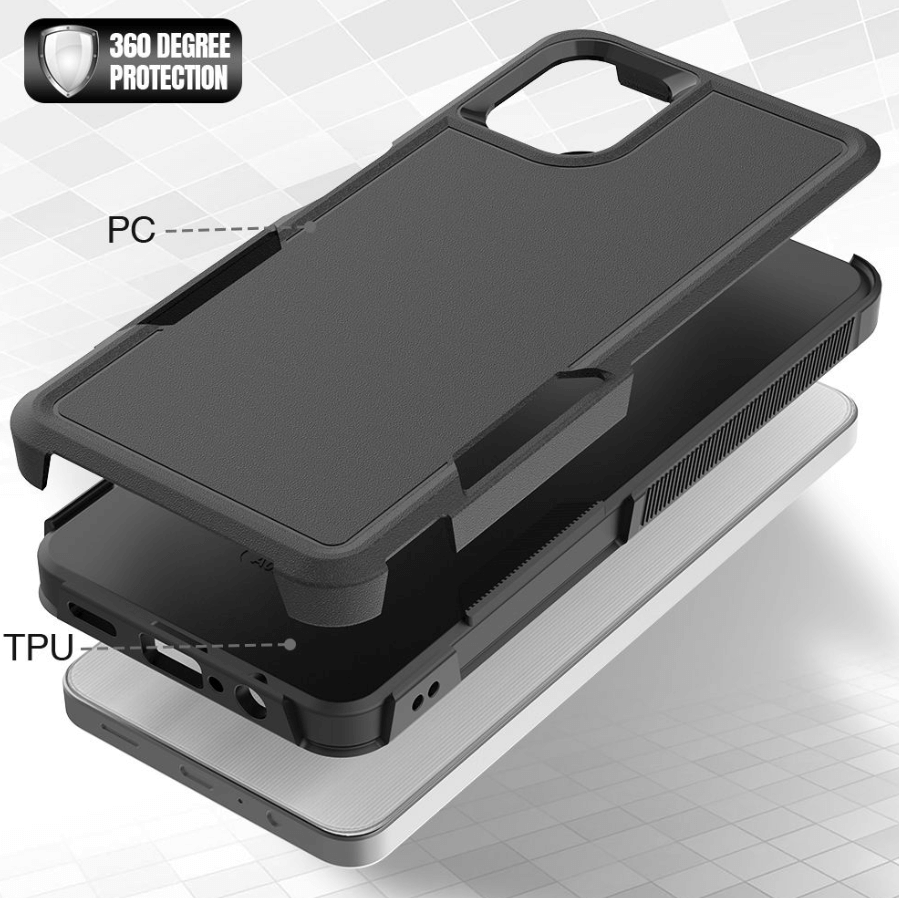 Samsung Galaxy A06 4G rugged armor back cover