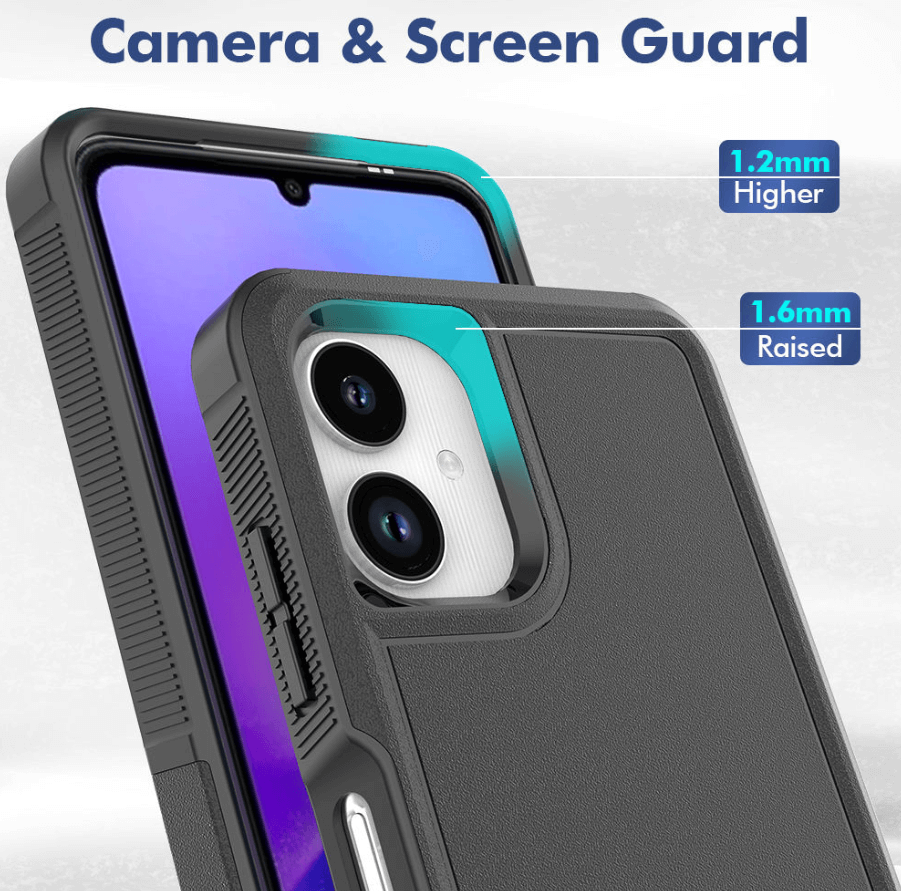 Samsung Galaxy A06 4G dual layer armor case back view