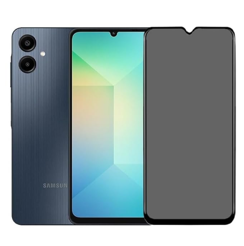 Samsung Galaxy A06 Privacy Tempered Glass Front View
