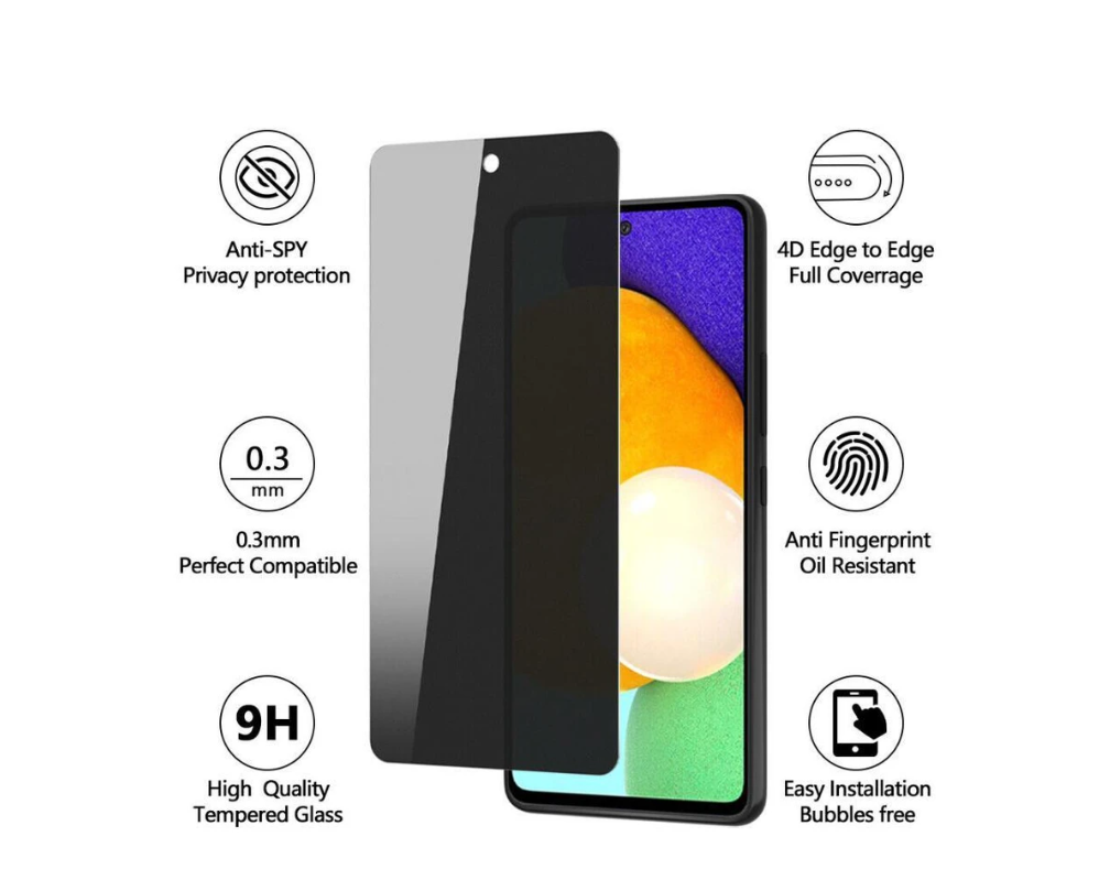 Samsung Galaxy A06 Privacy Tempered Glass Package