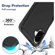 Samsung Galaxy A07 Dual Layer Armor Hard Case – Black - Mobile Phone