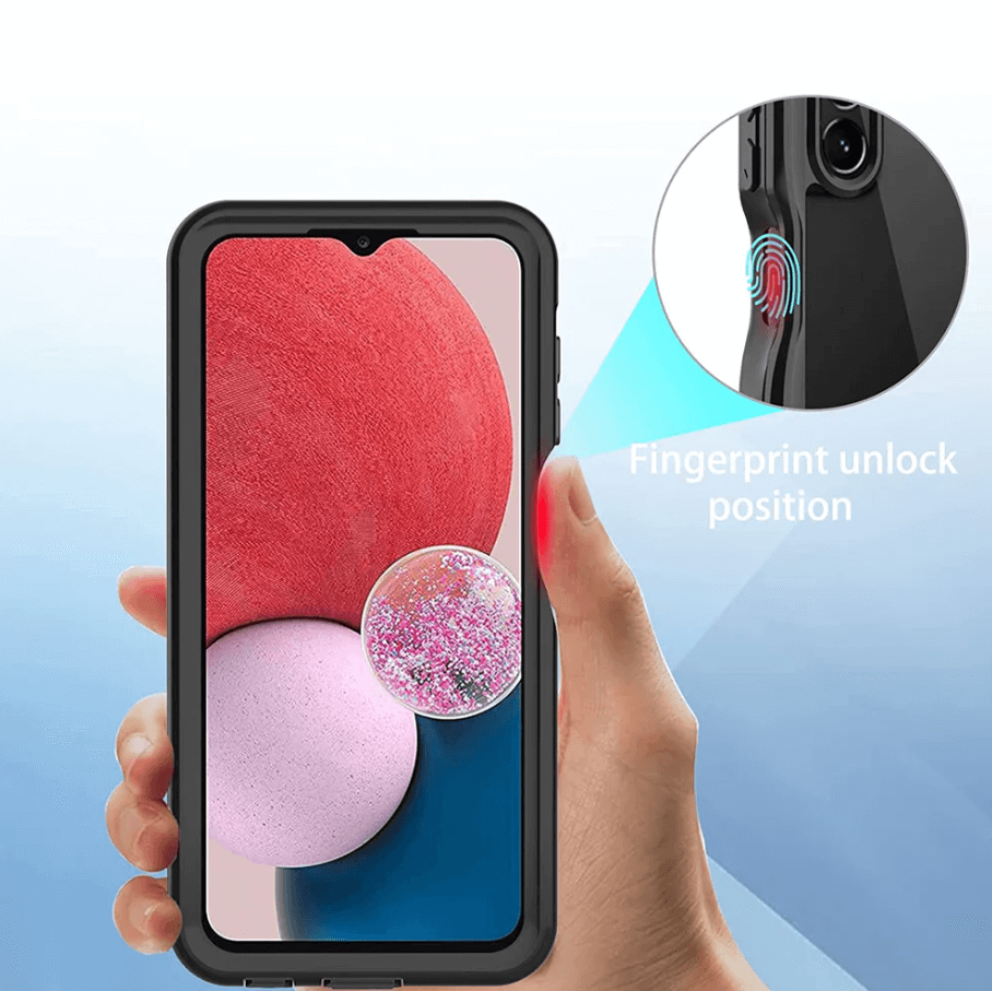 Samsung Galaxy A13 4G finger unlock position