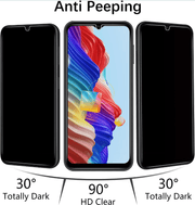 Samsung Galaxy A07 Privacy Tempered Glass Screen Protector (2 Pack) – 9H HD Anti-Spy, 2.5D Rounded Edge, Impact & Scratch Resistant