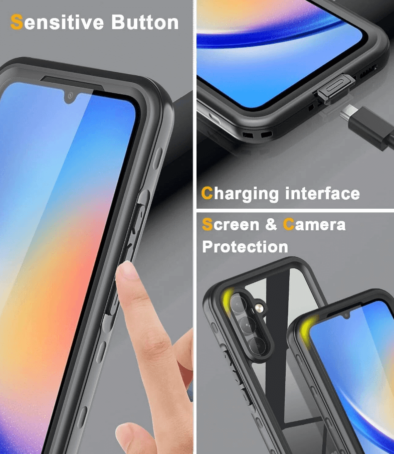 Samsung Galaxy A15 5G IP68 waterproof rugged case