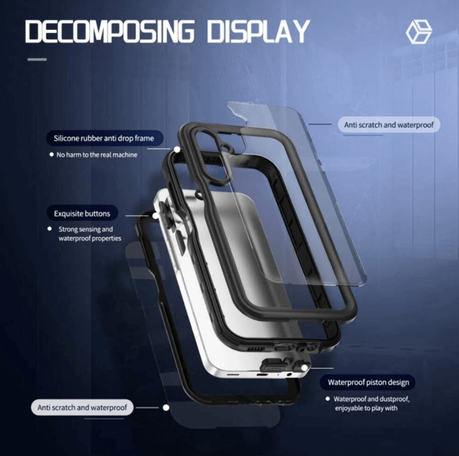 Samsung Galaxy A16 5G full body waterproof case