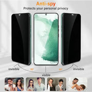 Samsung Galaxy A25 Privacy Tempered Glass Screen Protector – 9H HD Anti-Spy 2.5D Rounded Edge Impact & Scratch Resistant