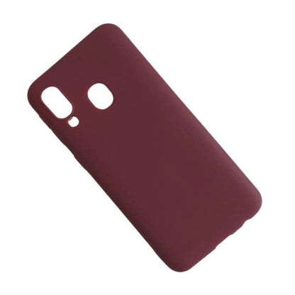 Silicone Case for Samsung Galaxy A40 (Maroon)