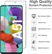 Samsung Galaxy A51 Tempered Glass Screen Protector