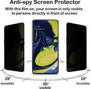 Samsung Galaxy A80 Privacy Tempered Glass Screen Protector