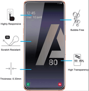 Samsung Galaxy A80 Tempered Glass Screen Protector
